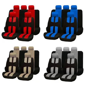 

Car Seat Covers Set Universal Fit Most Cars Covers with Tire Track Detail Styling Car Seat Protector Four universal seat cover