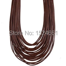 80 м вощеный хлопковый шнур для ожерелья 2 мм* вощеная нить для кожаного шнура веревка медная проволока