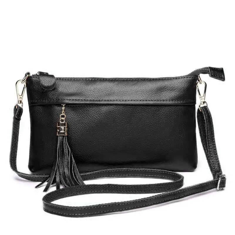 

Soft Genuine Leather Female Crossbody Bag Fashion Spring and Summer Women Shoulder Bags small Clutch Flap Women Messenger Bags