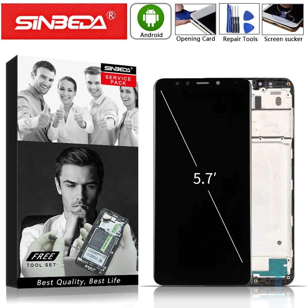 

Original for Xiaomi Redmi 5 LCD Display Touch Screen with Frame Digitizer Assembly for Xiaomi Redmi 5 Display Replace Parts