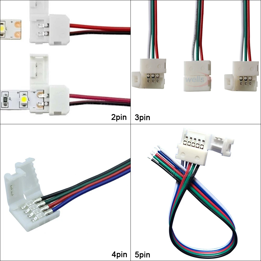 5 100pcs 2pin 3pin 4pin 5pin Led Strip Connector Pcb No Welding Fast Connect 3528 5050 5730 Flexible Cable Clip Connector Wire Buy At The Price Of 1 41 In Aliexpress Com Imall Com 5 100pcs 2pin 3pin 4pin 5pin Led Strip Connector Pcb No Welding Fast Connect 3528 5050 5730 Flexible Cable Clip Connector Wire Buy At The Price Of 1 41 In Aliexpress Com Imall Com