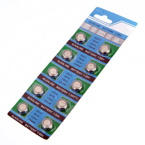 

AAAE Top Set of 10 Batteries AG13 LR44 G13-A D303 L1154 L1154F EPX76 A76 RW82 357 SR44 alkaline