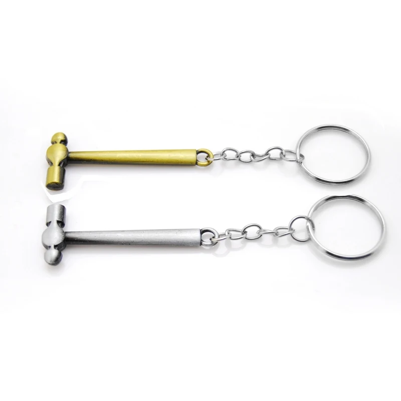 

2018 Pop Original New Fashion Trinkets Top Quality Alloy Hammer Keyring Men's Gifts Jewelry keychain Key Holder