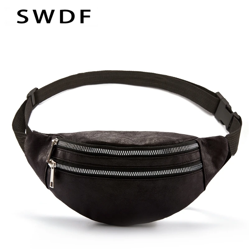 SWDF الخصر حقيبة سيدة الأزياء مصمم حزام الصدر أكياس المرأة حقيبة الفاخرة حزام جلد حقيبة الخصر حزمة للنساء الهاتف الحقيبة