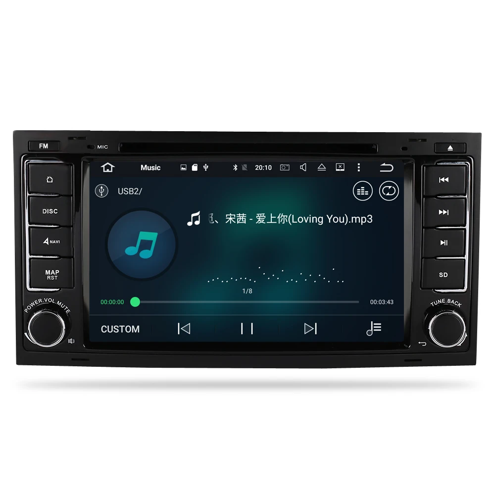 Top Octa Core Android 9.0 Car Radio GPS Navigation Player For Volkswagen Touareg T5 2004-2011 DVD Stereo Video WIFI Multimedia 14