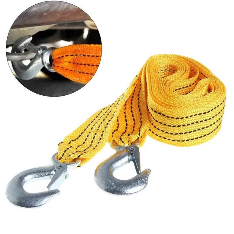 2.8M 3 Tonnes POWERTIGER Tow Rope Car Towed Band Truck Pulling Rope Tow