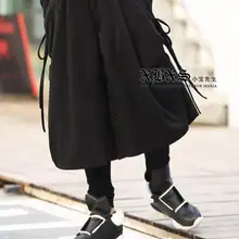 Мужская одежда модные мужские кюлоты vampish Руслана Коршунова личности свободные шорты шаровары певица одежда