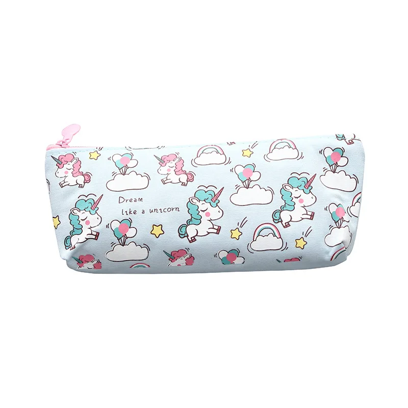 

Lovely Girl Soft Girl Unicorn Pen Bag, Student Stationery Box, Pocket Bags, Little Fresh Pencil Bag Girl.