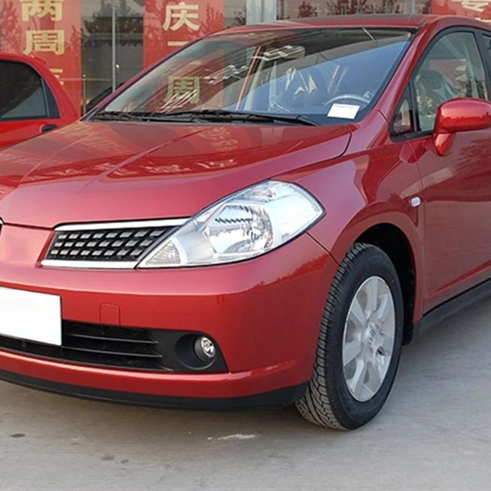 Для Nissan Tiida 2005 2006 2007 прозрачная Автомобильная фара с прозрачными линзами