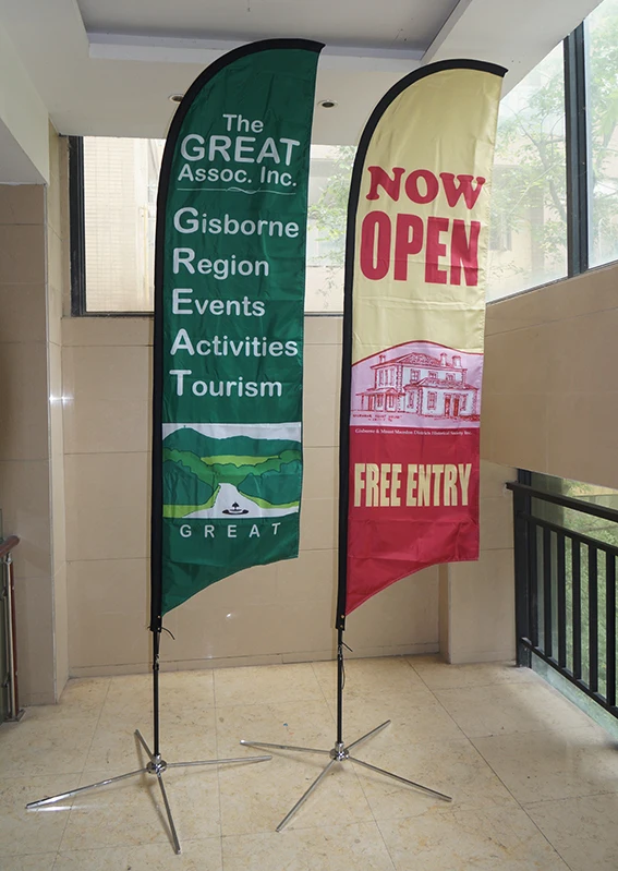 EVENT FLAG PROMOTIONAL FLAGS 2.4m BEACH FLAG FEATHER FLAG