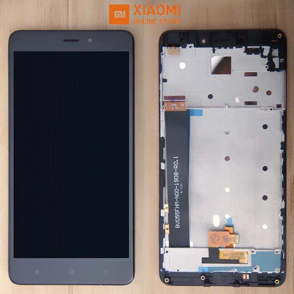 

Origina 5.5'' IPS For Xiaomi Redmi Note 4 LCD Display Touch Screen Glass Digitizer Assembly With Frame MTK Helio X20 Version LCD
