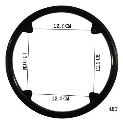 36 T/40 T/42 T/44 T/46 T/48 T/52 T шатун для горного велосипеда универсальная защитная крышка опорная крышка велосипедная цепь кривошипный набор цепь защита колеса - Цвет: G4RB48B