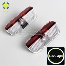 2 шт. светодиодный приветственный свет двери освещение земли при открывании двери ПРОЖЕКТОРА НЕТ сверления подходит для Porsche Cayenne 911 Boxster MACAN