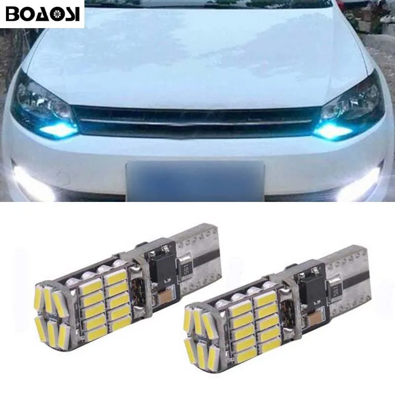 

BOAOSI 2x T10 LED W5W Samsung Car LED Auto Lamp Light Bulbs For VW POLO Golf 5 6 7 GTI Passat B5 B6 B7 Jetta Bora MK5 MK6 Tiguan