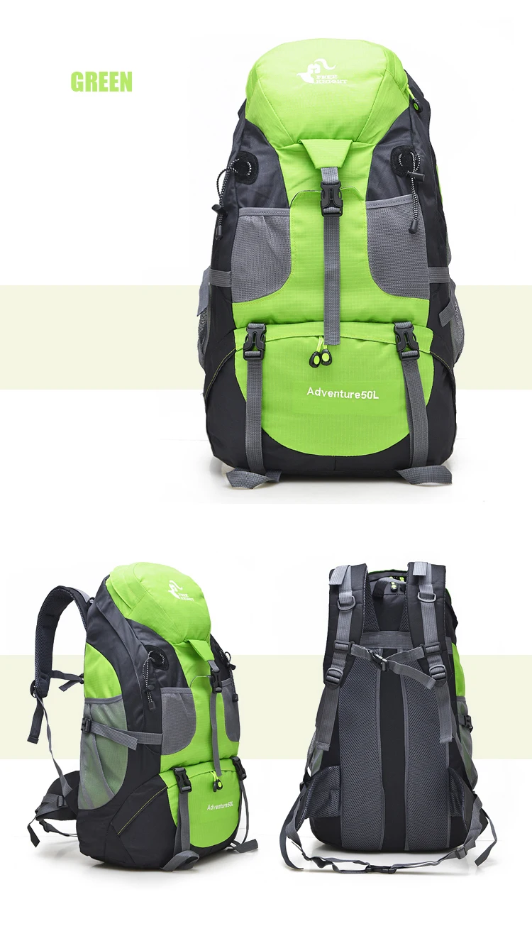 Mochilas de Viagem para as Mulheres Bolsa do Esporte ao ar 50l à Prova Caminhadas Mochila Trekking Livre Escalada Montanhismo Bolsas Caminhada Pacote D50água Men 16 High Quality Esporte e Lazer