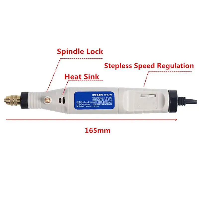 100 В-240 В переменной Скорость Электрические сверла DC18V мини-Электрический шлифовальные роторный инструмент