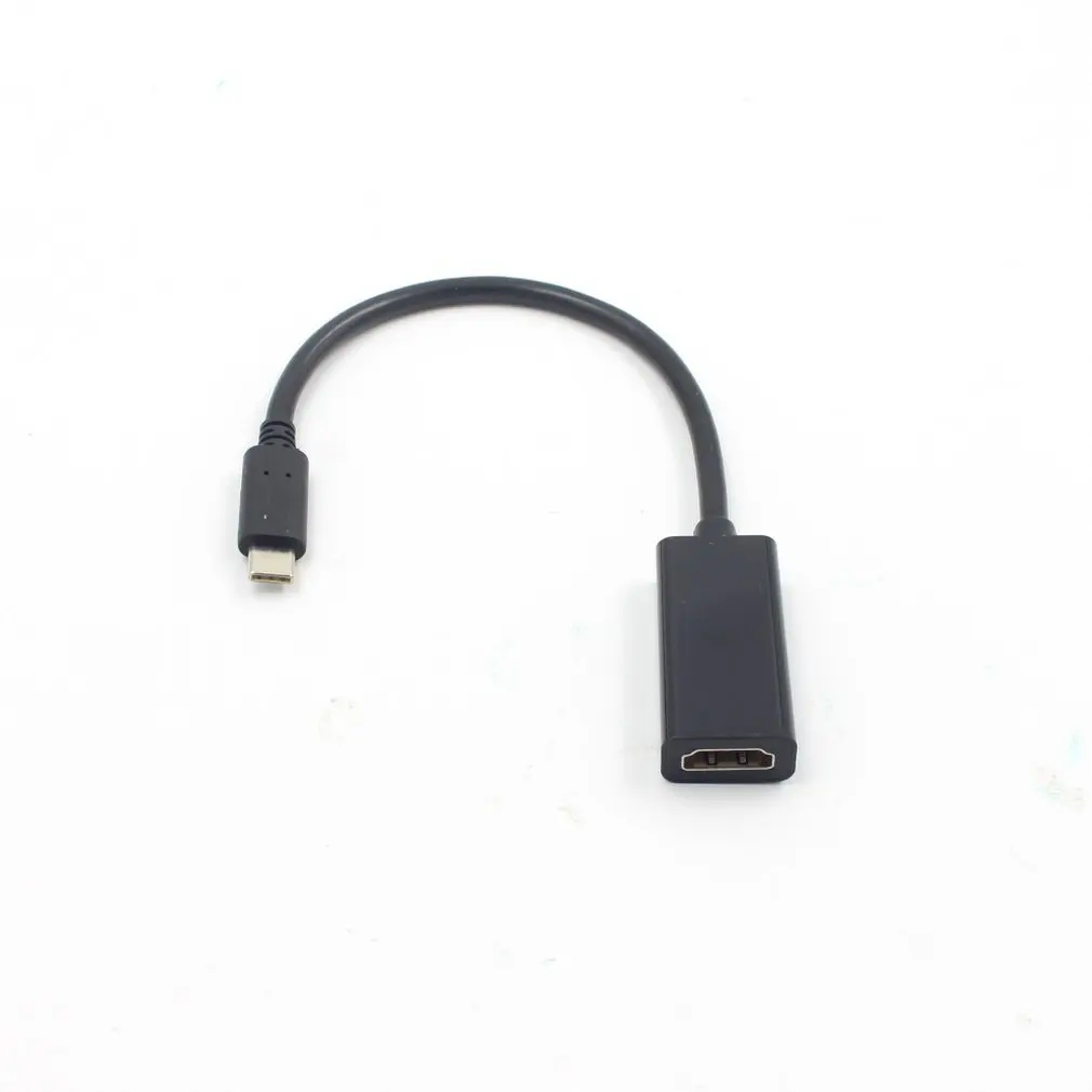 Портативный размер Plug & Play дизайн 16 см type-C USB-C к женскому HDMI кабель USB 3,1 для планшетного монитора проектор