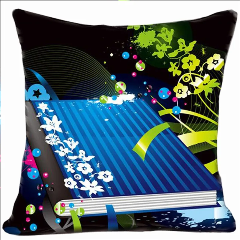 Чехол с изображением молодых воспоминаний цветов и книг|pillows case pillow|memory pillow