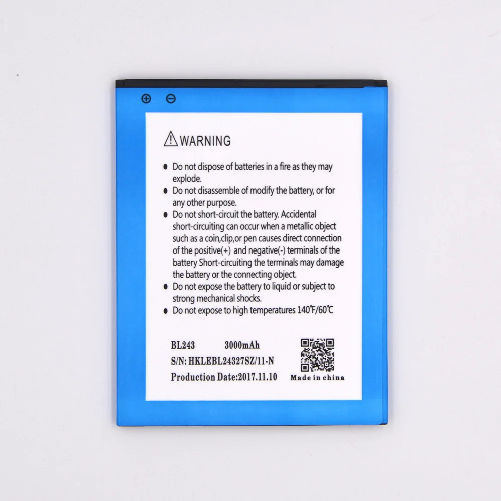 Hkfatel Новый BL243 BL 243 аккумулятор для lenovo Lemon K3 Note K50 T5 A7000 A5500 A5600 Оригинальные