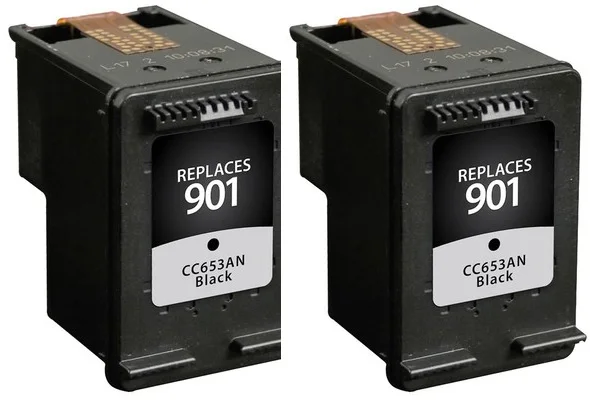 2Pcs For HP 901 Ink Cartridge 901XL For HP OfficeJet 4500 J4580 J4550 J4540 J4680 J4535 J4585