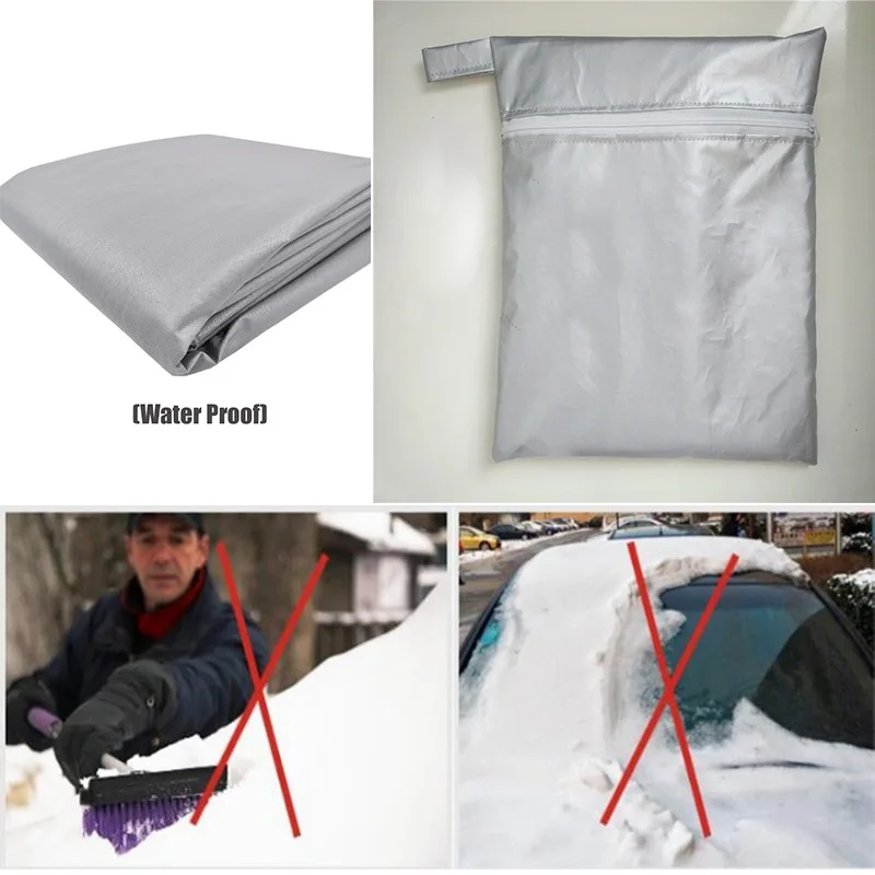 VicTsing Universal Winter Magnetic Car Cover Windshield Cover Front Window Shade Shield Snow Ice Frost Protector Summer Car Mats (6)