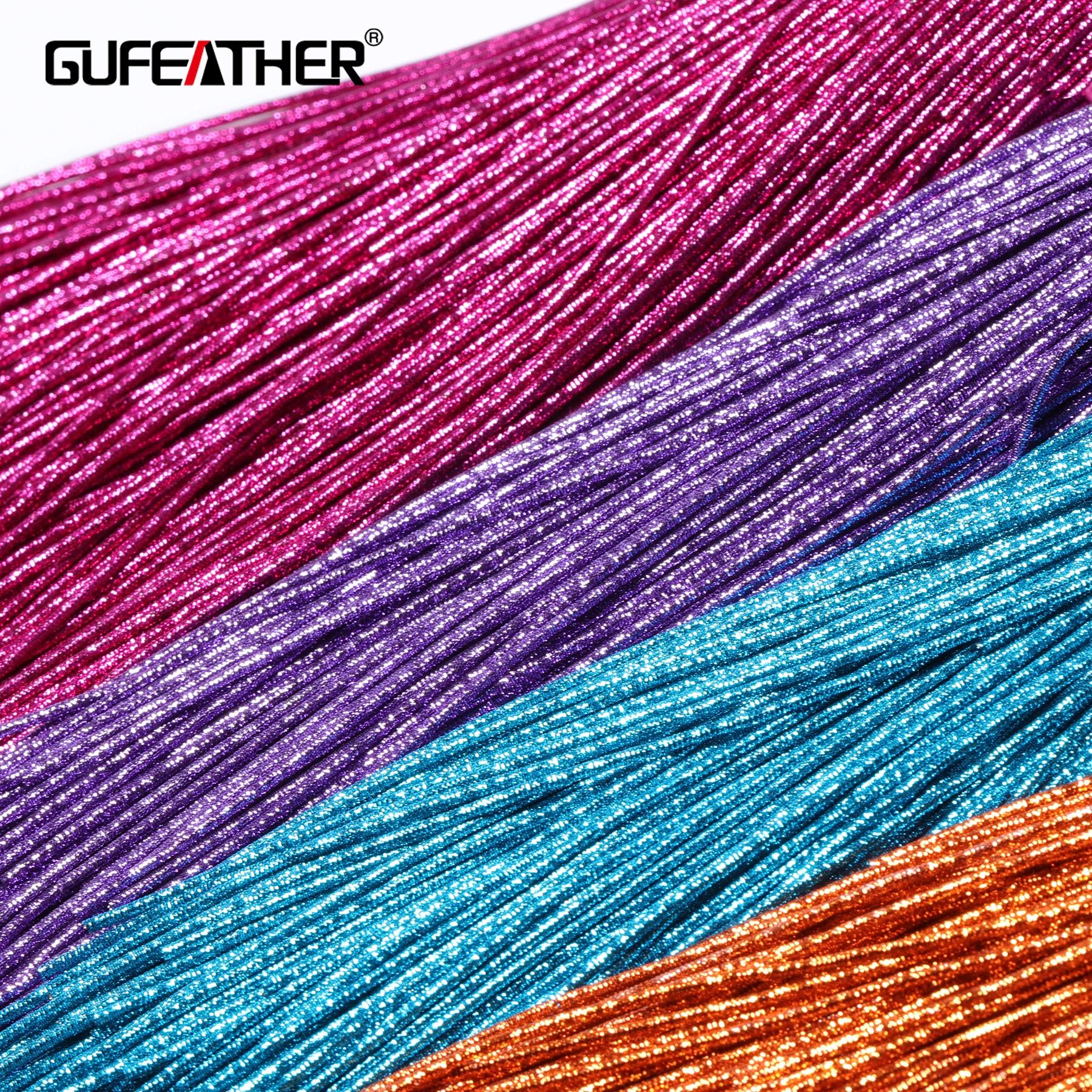 GUFEATHER M348 1 5 мм вышивка золотом французская проволока слитков аксессуары для