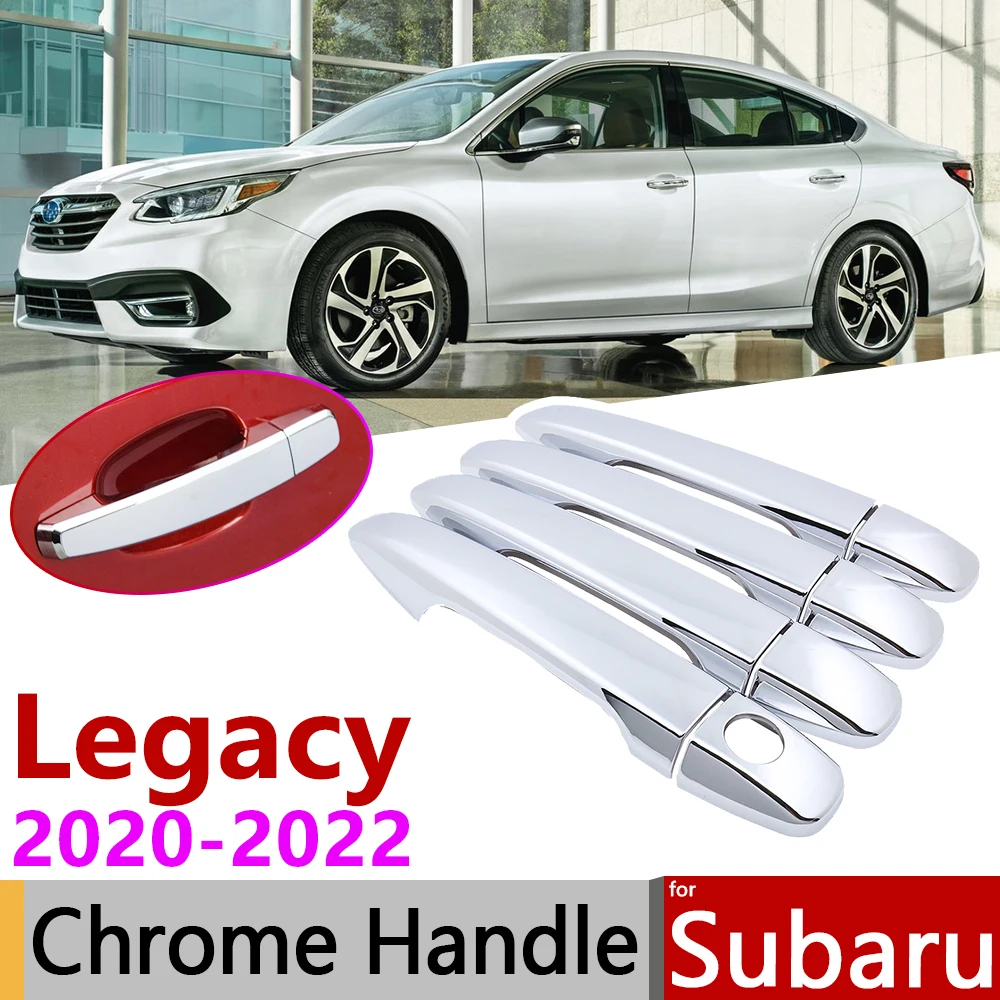 Роскошная хромированная накладка на дверную ручку для Subaru Legacy MK7 2020 ~ 2022