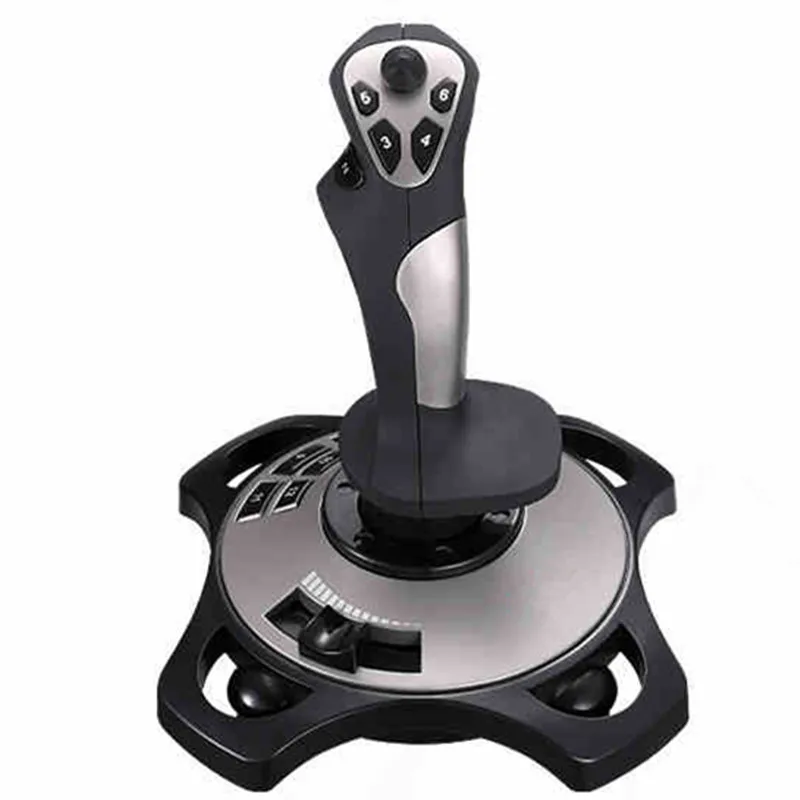 Flying Rocker Computer Games Simulation Aircraft War 8 Direction Game Handle Civil Aviation Shock Operating Lever Usb Interface Joysticks Aliexpress