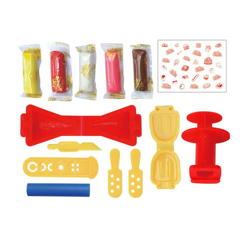 3D цветной Пластилин Глина набор с розничной коробкой родитель-ребенок интерактивные игрушки мороженое набор пресс-форм интеллектуальная игрушка