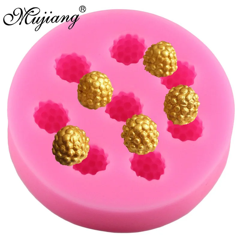 

Raspberry Shape Cake Mould Silicone Berry Fondant Moulds Cake Decorating Tools Chocolate Candy Clay Mold Kitchen Baking Tools