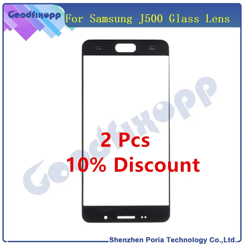 Front Panel Glass For Samsung Galaxy J5 2015 J500 J500F Out LCD Lens Cover Replacement Parts | Мобильные телефоны и