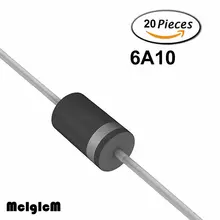 MCIGICM 20 штук выпрямительный диод 6A 1000 V R-6 6A10