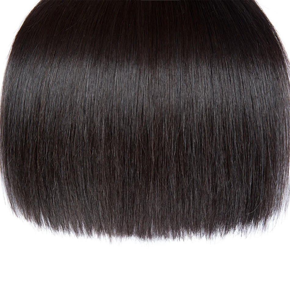 Indian Straight Hair 3 Bundles With Closure Human Hair Bundles With Lace Closure 4 Bundles/lot Virgo Hair Non Remy Hair