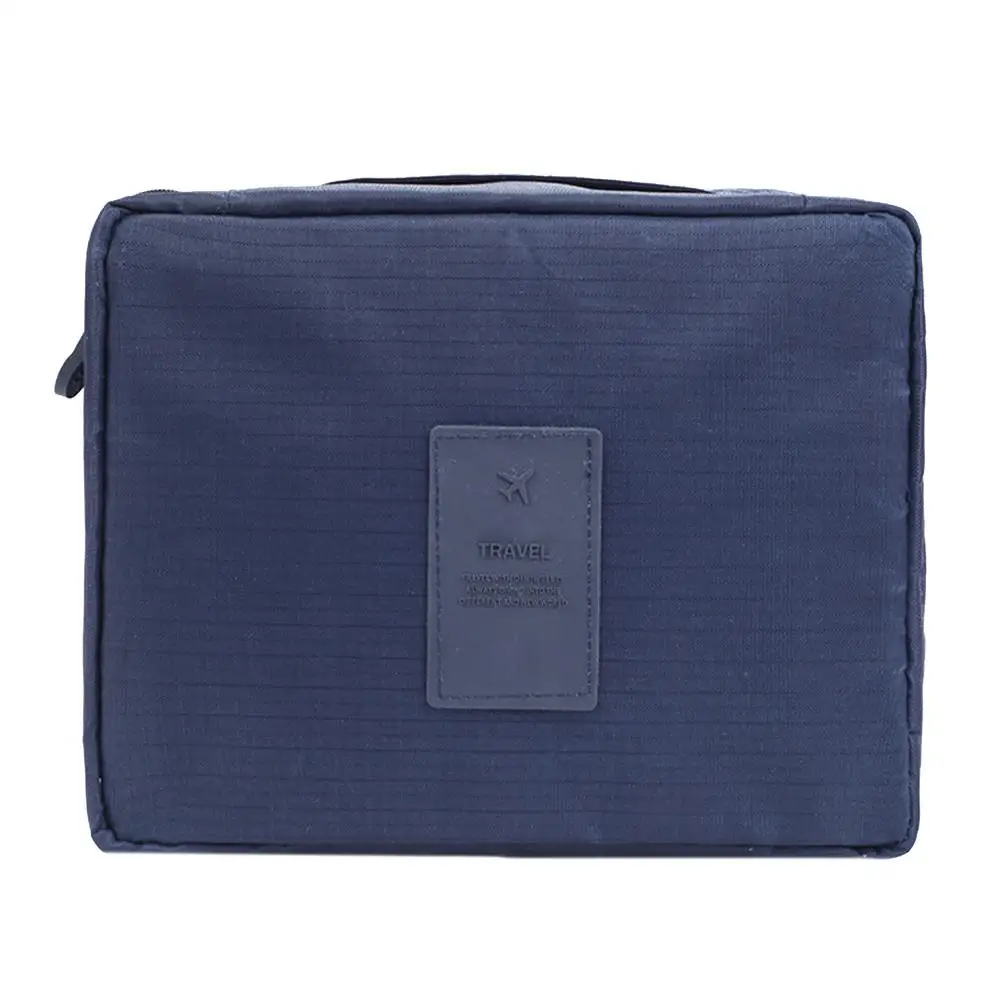

Women Solid Color Large Capacity Makeup Bag Travel Bag Clothes Comestic Storage Organizer Bags