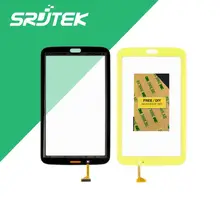 100% Nuevo Frente Táctil de Cristal Digitalizador Reemplazo Para Samsung Galaxy TAB 3 7.0 Niños SM-T2105 (Wifi) de color amarillo color
