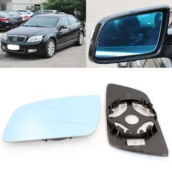 

For Buick PARK AVENUE 2014-2020 Car Side View Door 2Pcs Wide-angle Rearview Mirror Blue Glass With Base Heated