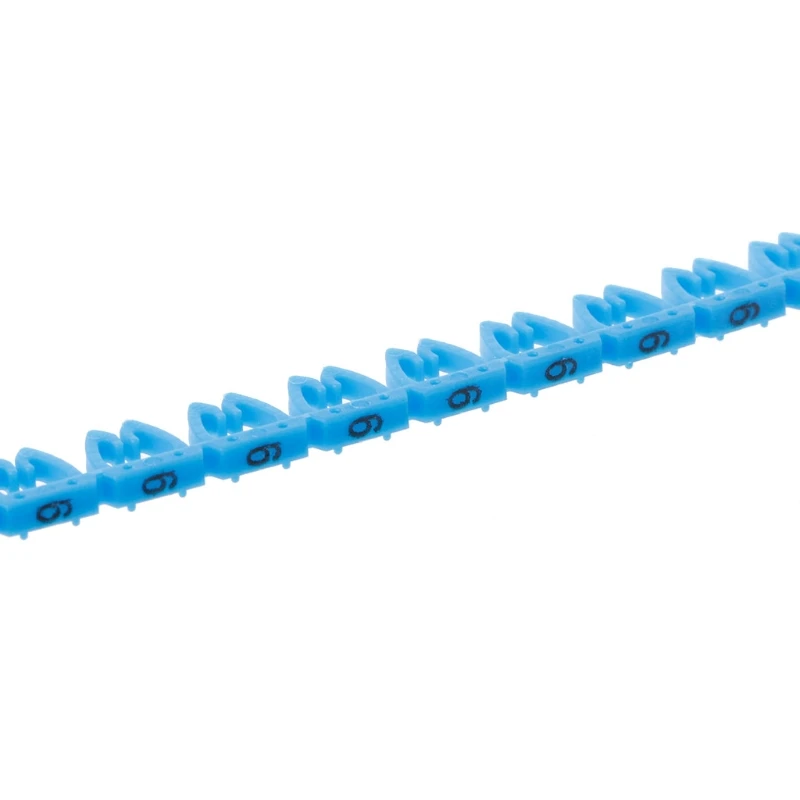 100Pcs/Set Colorful Numeric Cable Label Mark For RJ45 RJ11 RJ12 Network Cable High Quality Cable Label Mark