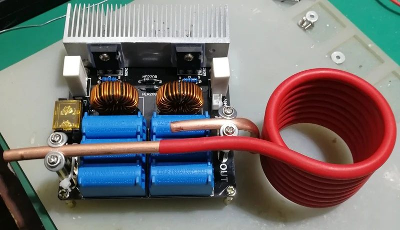 

ZVS High Frequency Induction Heater High Frequency Quenching Medium Frequency Furnace No Tap ZVS