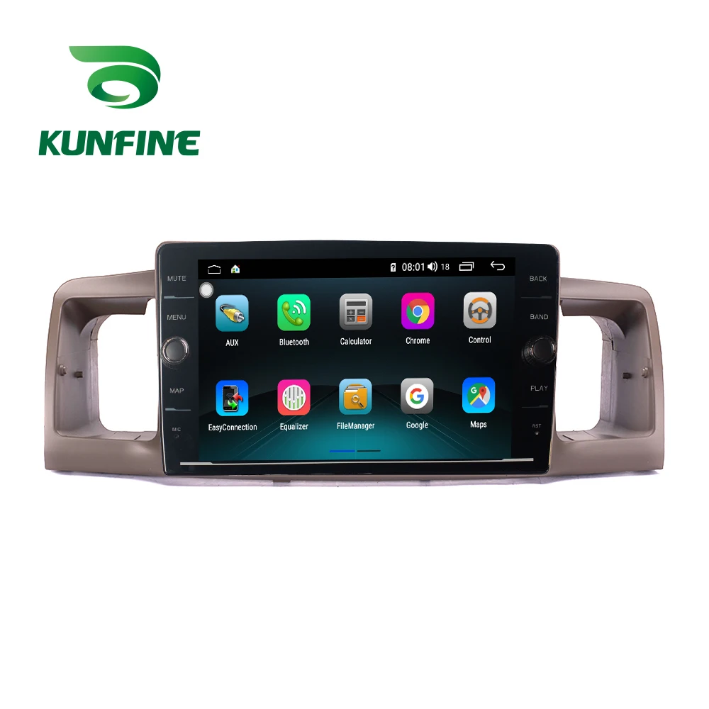 Perfect Octa Core RAM 4GB Android 8.1 Car DVD GPS Navigation Player Deckless Car Stereo For Toyota Camry 2007-2011 Radio Headunit 4