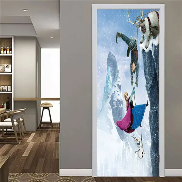77*200 см креативная ржавая железная дверная Наклейка ПВХ самоклеющиеся водонепроницаемые обои для домашнего декора наклейка для гостиной спальни - Цвет: 2