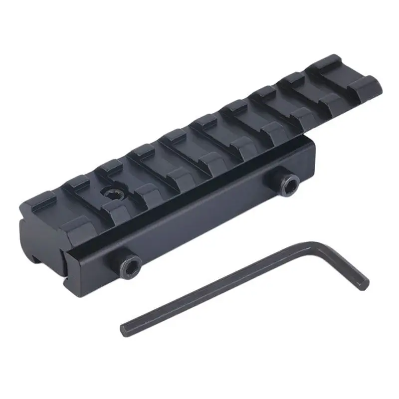 

NEW 11mm To 20mm Dovetail Weaver Black Picatinny Rail Adapter Converter Mount Scope Base Aluminum Alloy Hunting Accessries W1 s