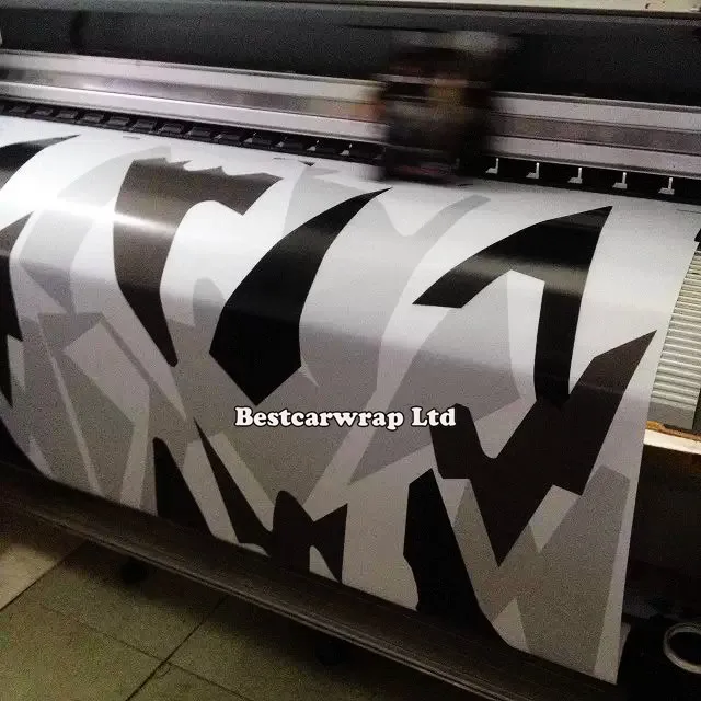 Black grey whtie camouflage vinyl camo wrap stickerbomb (3)