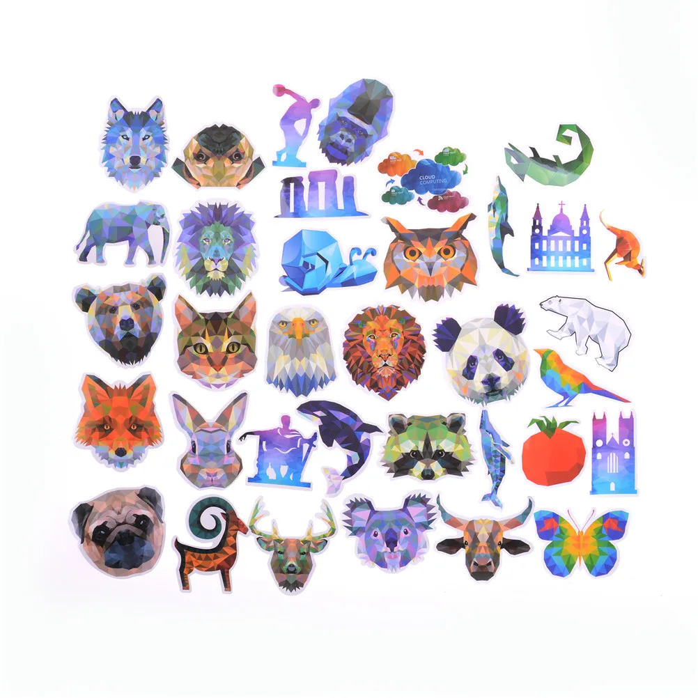 35 шт. водонепроницаемые наклейки в виде животных|sticker mix|animal stickersstickers stickers |