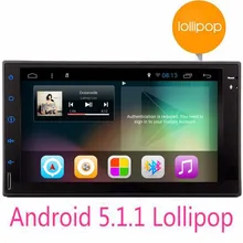 Android 5.1.1 Doble 2 din Car Audio Estéreo Navegación GPS 2Din HD Radio de coche autoradio gps wifi Android Multimedia Para Automóviles