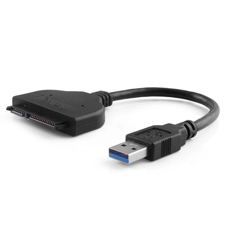 

USB 3.0 to SATA Serial ATA 22pin Adapter Hard Disk Drive Converter Cable External for 2.5" HDD/SSD 20CM