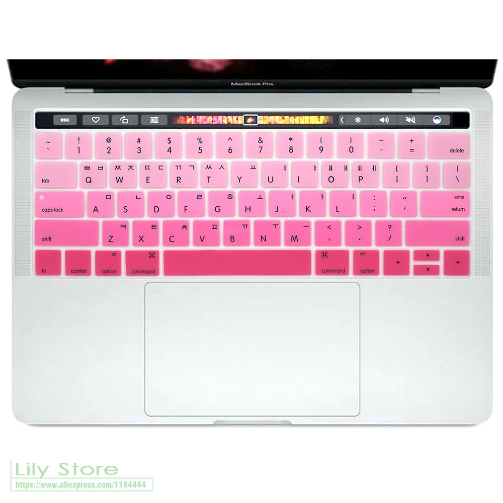Korean Silicone Keyboard Cover Skin For Apple Macbook Pro 13.3 Inch