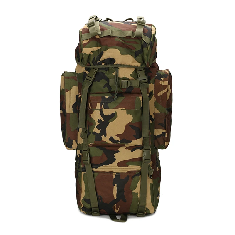 

70L Large Capacity Military Tactical Backpack with Rain Cover Utility Army Rucksack Outdoor Hiking Climbing Treking Camping Bag