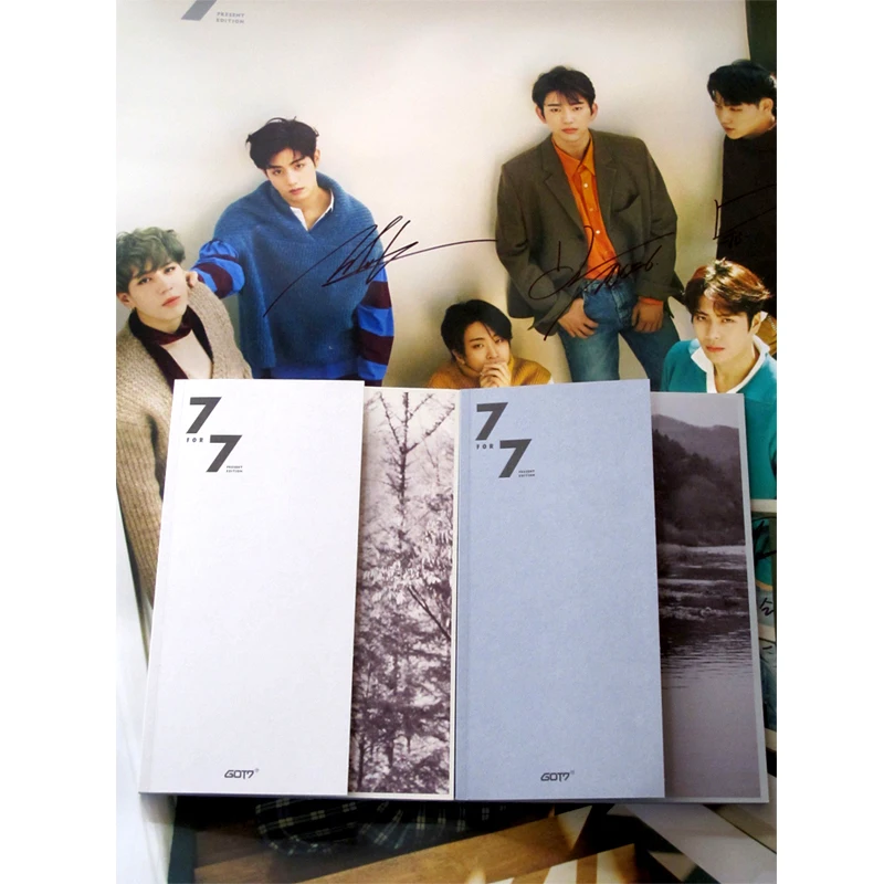 Подписанный GOT7 GOT 7 autographed mini7th следующий альбом для коротких тиражов CD + photobook