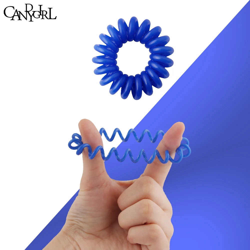 

1pc Telephone Line Hair Ring Trumpet Elastic Hairbands Rubber Band Hair Accessories Hair Rope Headdress Spring Headbands
