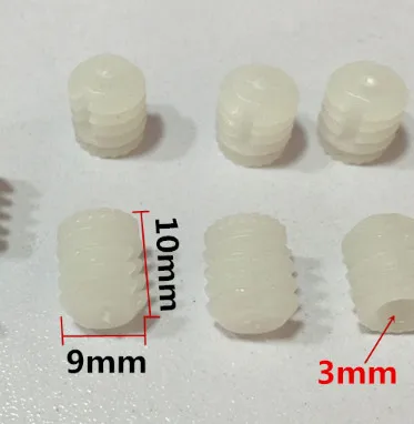 

Hinge screw expansion plug nylon pipe expansion embedded parts plug one connector 9X10MM three particles